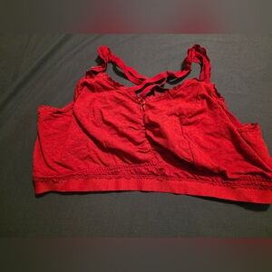 Cacique Vibrant Red Lace Bra